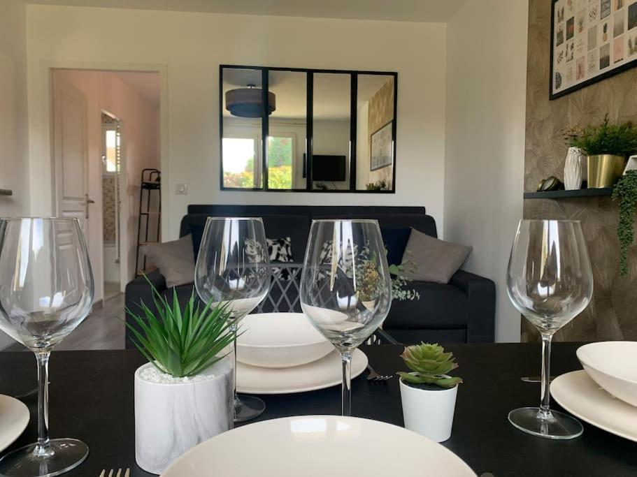 Appartement Proche Asterix, Stade De France, Chantilly, Roissy, Piscine Saisonniere La Chapelle-en-Serval 외부 사진