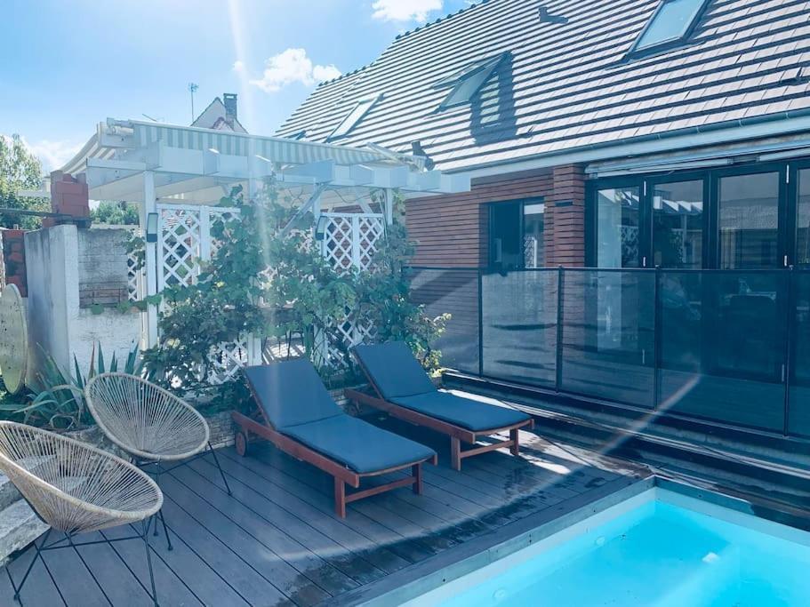 Appartement Proche Asterix, Stade De France, Chantilly, Roissy, Piscine Saisonniere La Chapelle-en-Serval 외부 사진